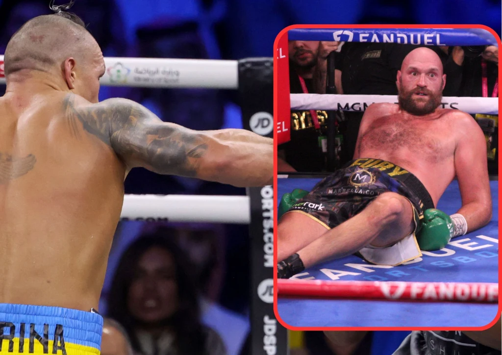 Ołeksandr Usyk i Tyson Fury Ołeksandr Usyk i Tyson Fury
