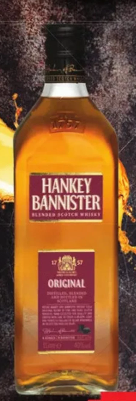 Hankey Bannister Blended Scotch Whisky 1 l