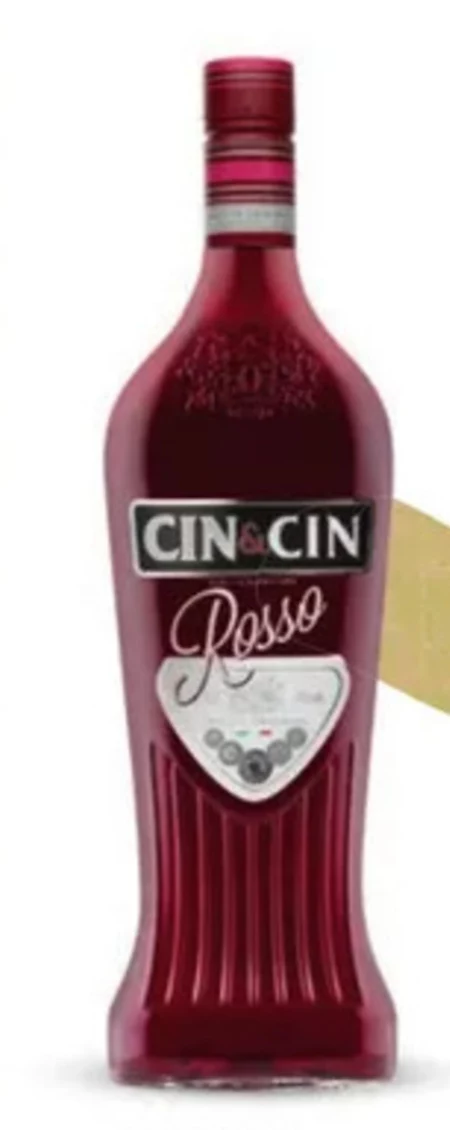 Cin&Cin Rosso Aromatyzowane wino czerwone słodkie 1 l