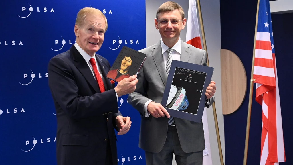 Bill Nelson, szef NASA, wizytuje w Polsce