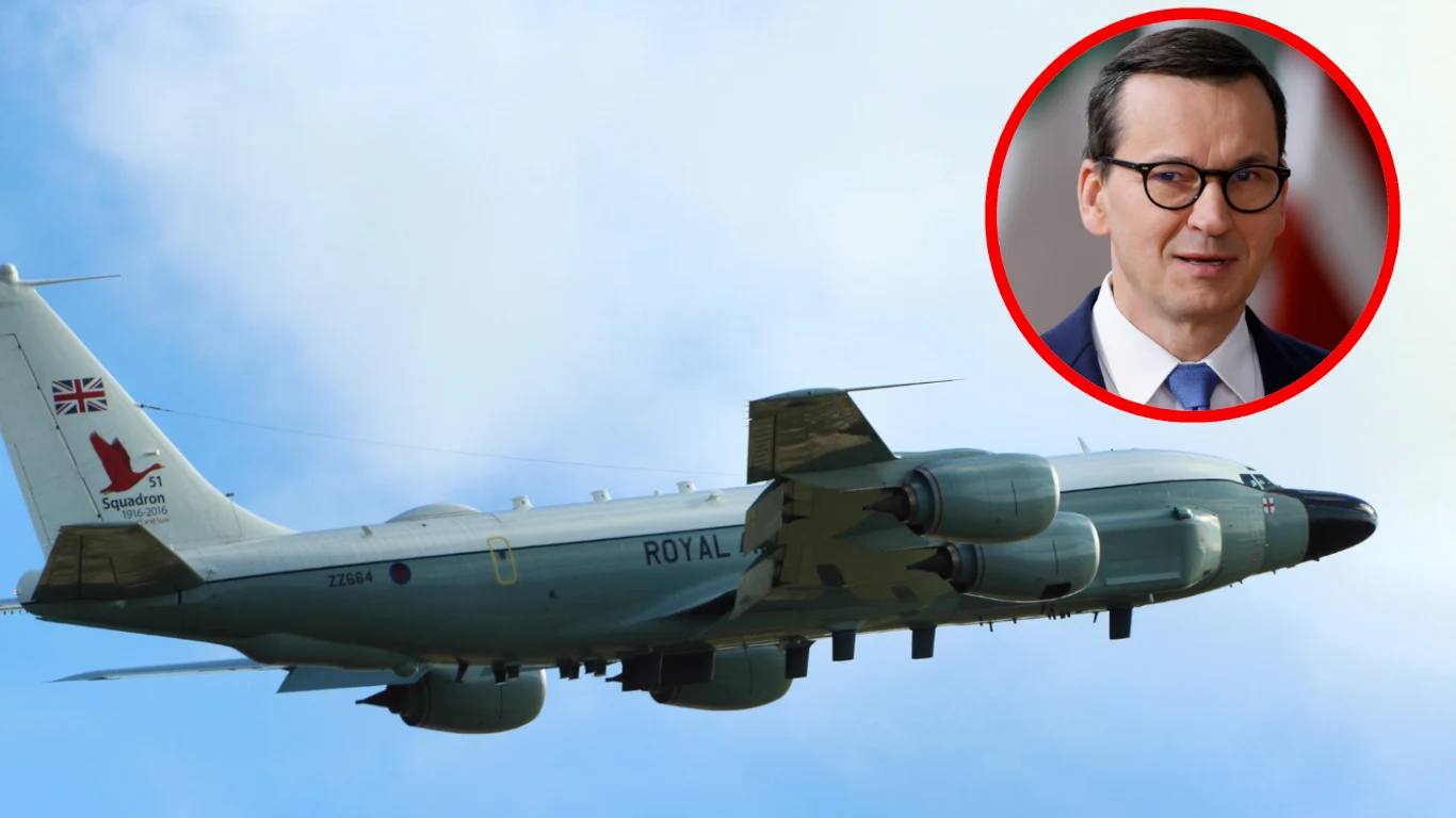 Nad ważnym spotkaniem, w którym uczestniczył premier Morawiecki czuwał niezwykle zaawansowany samolot szpiegowski Nad ważnym spotkaniem, w którym uczestniczył premier Morawiecki czuwał niezwykle zaawansowany samolot szpiegowski