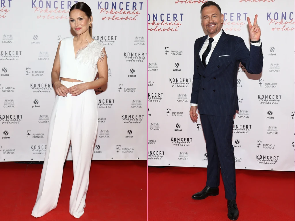 Koncert Pokolenia Wolności w Gdańsku - Paulina Sykut-Jeżyna, Krzysztof Ibisz Koncert Pokolenia Wolności w Gdańsku - Paulina Sykut-Jeżyna, Krzysztof Ibisz