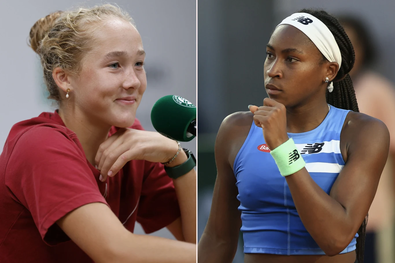 Mirra Andriejewa i Coco Gauff