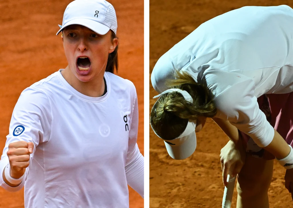 Iga Świątek i Jelena Rybakina Iga Świątek i Jelena Rybakina