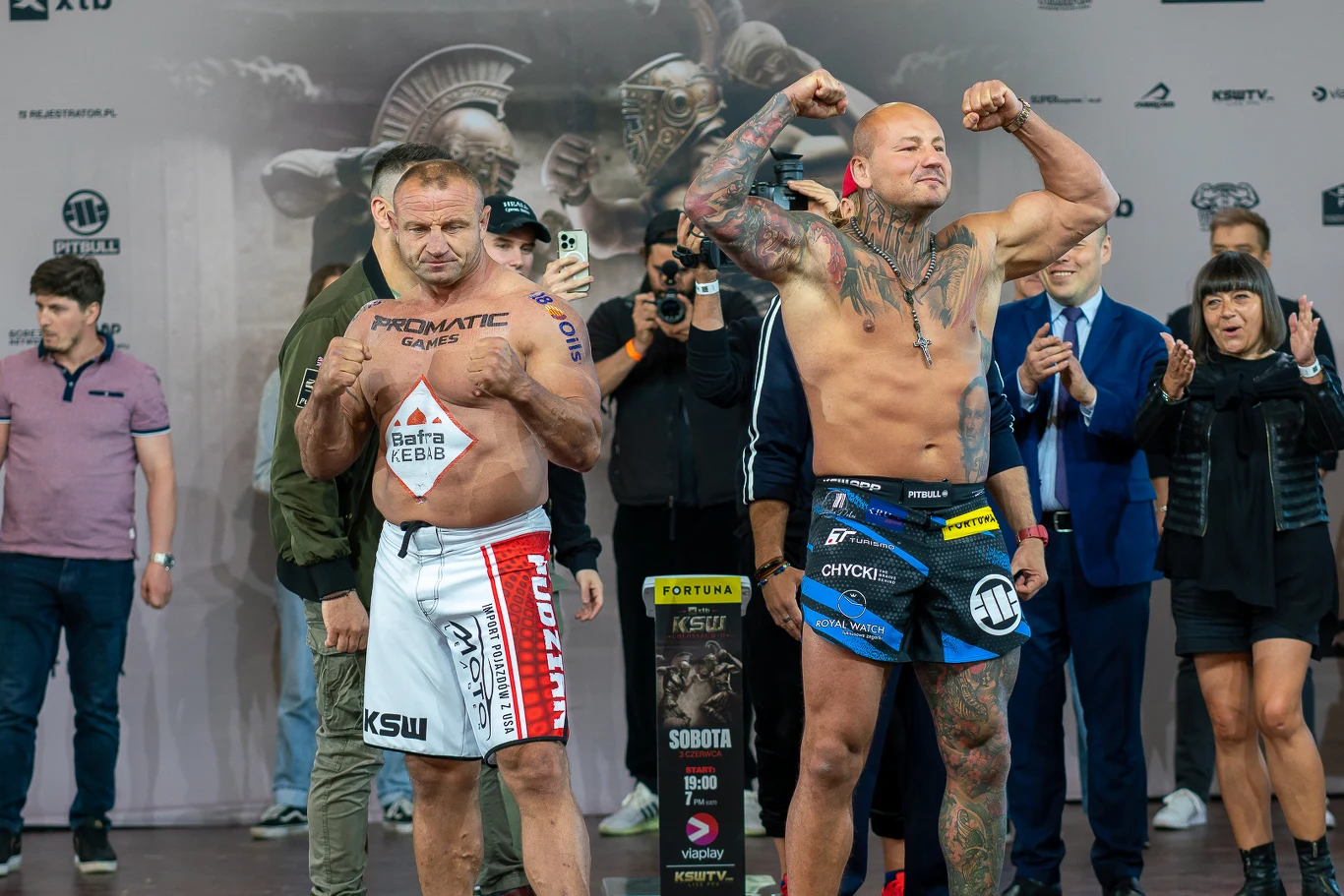 Mariusz Pudzianowski i Artur Szpilka Mariusz Pudzianowski i Artur Szpilka