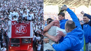 Tak świętowali awans. Na boisku, w centrum miasta i na pochodzie [ZDJĘCIA]