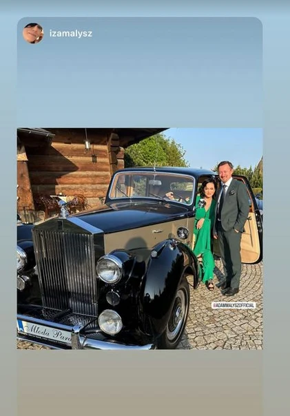 Iza i Adam Małysz na weselu Iza i Adam Małysz na weselu