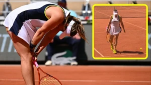Anastazja Pawluczenkowa zaliczyła niecodzienną wpadkę w trakcie meczu z Elise Mertens na Roland Garros 2023