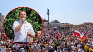 Rafał Trzaskowski mówił o frekwencji na marszu 4 czerwca