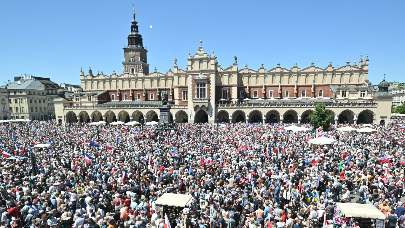 Marsz Wolności w Krakowie. Manifestacje odbyły się także w europejskich miastach