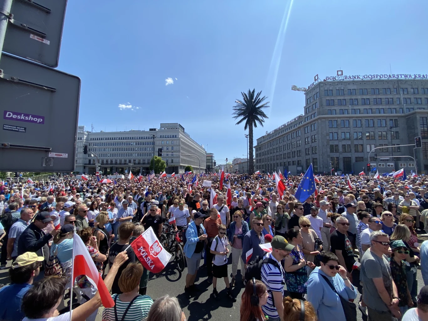 Uczestnicy marszu