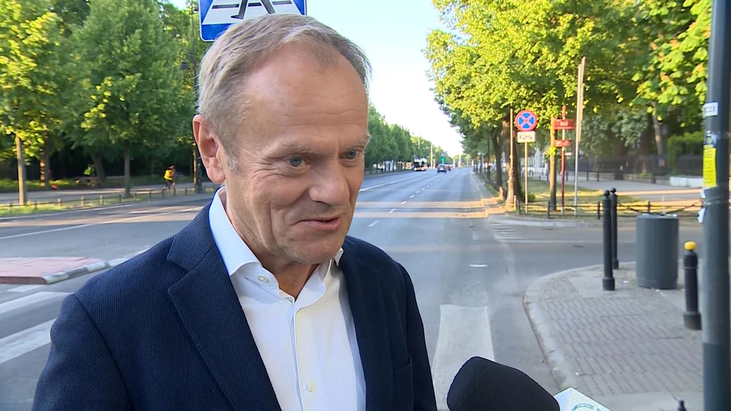Donald Tusk po niedzielnym marszu Donald Tusk po niedzielnym marszu