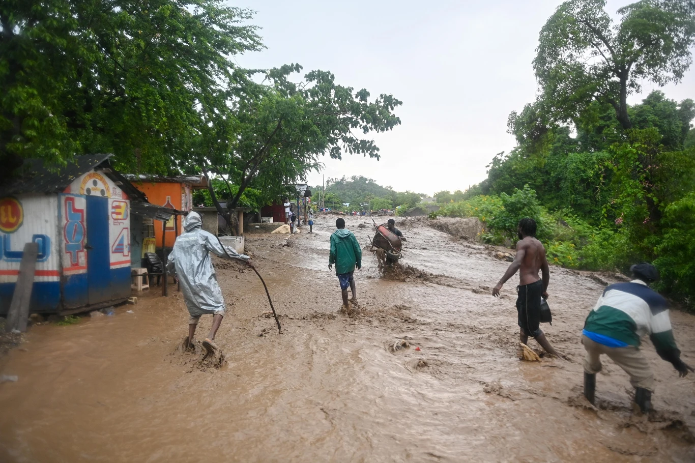 Haiti zalały powodzie Haiti zalały powodzie