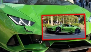 Rozbił Lamborghini w centrum Warszawy. Chciał się popisać, ale moc go przerosła