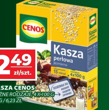 Cenos Kasza jęczmienna perłowa 400 g (4 torebki)