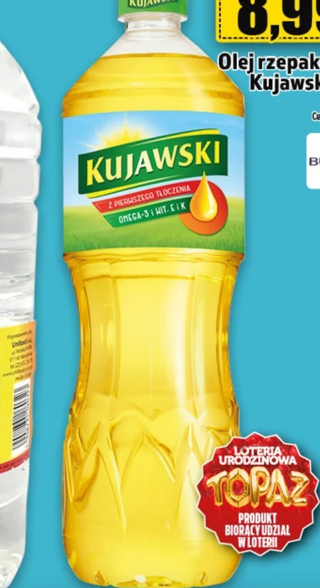 Kujawski Olej rzepakowy z pierwszego tłoczenia 1 l
