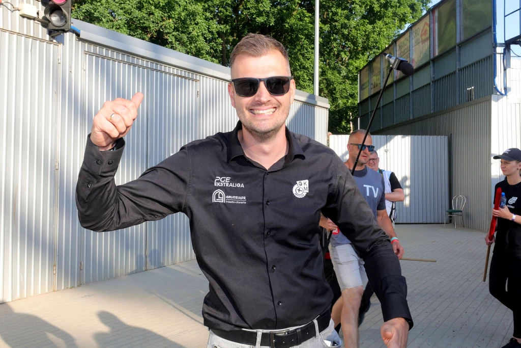 Marcin Murawski, prezes GKM-u Grudziądz. Marcin Murawski, prezes GKM-u Grudziądz.