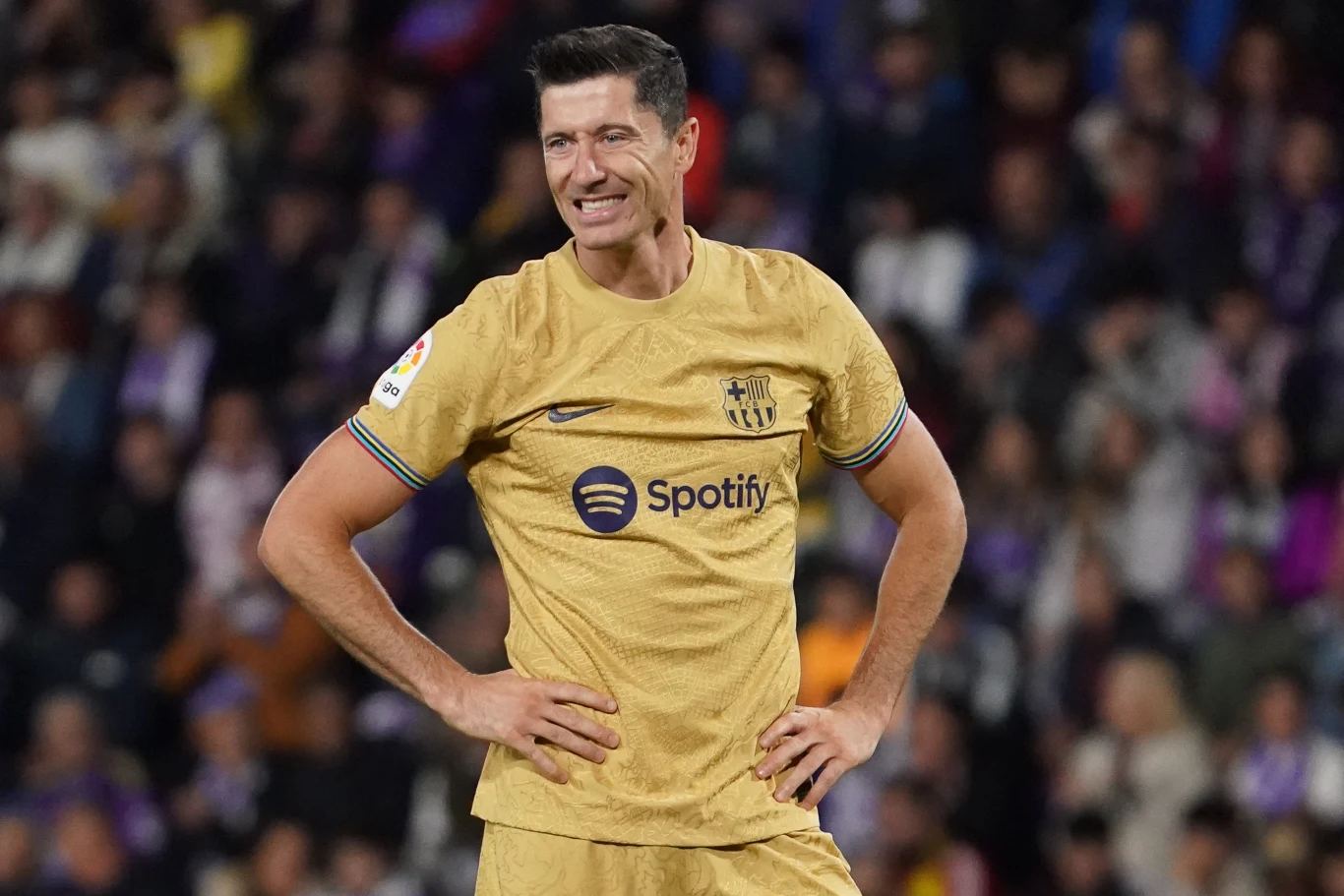 Robert Lewandowski w barwach Barcelony Robert Lewandowski w barwach Barcelony