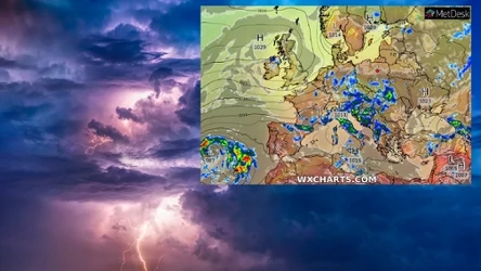 We wtorek nad Polskę nadciągną burze, którym lokalnie może towarzyszyć grad oraz porywisty wiatr