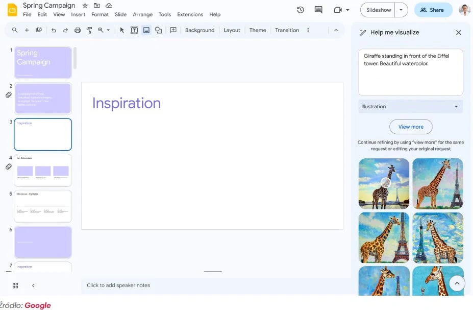 Nowa funkcja wizualizacji od Google.