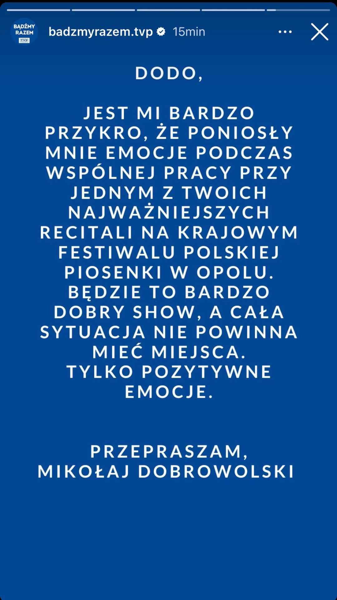 TVP przeprasza Dodę