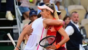 Iga Świątek pocieszała Łesię Curenko