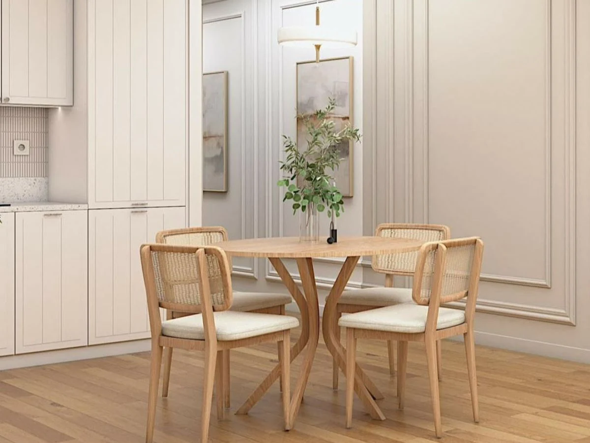 Mini jadalnia to doskonałe miejsce na spożywanie posiłków w rodzinnym towarzystwie