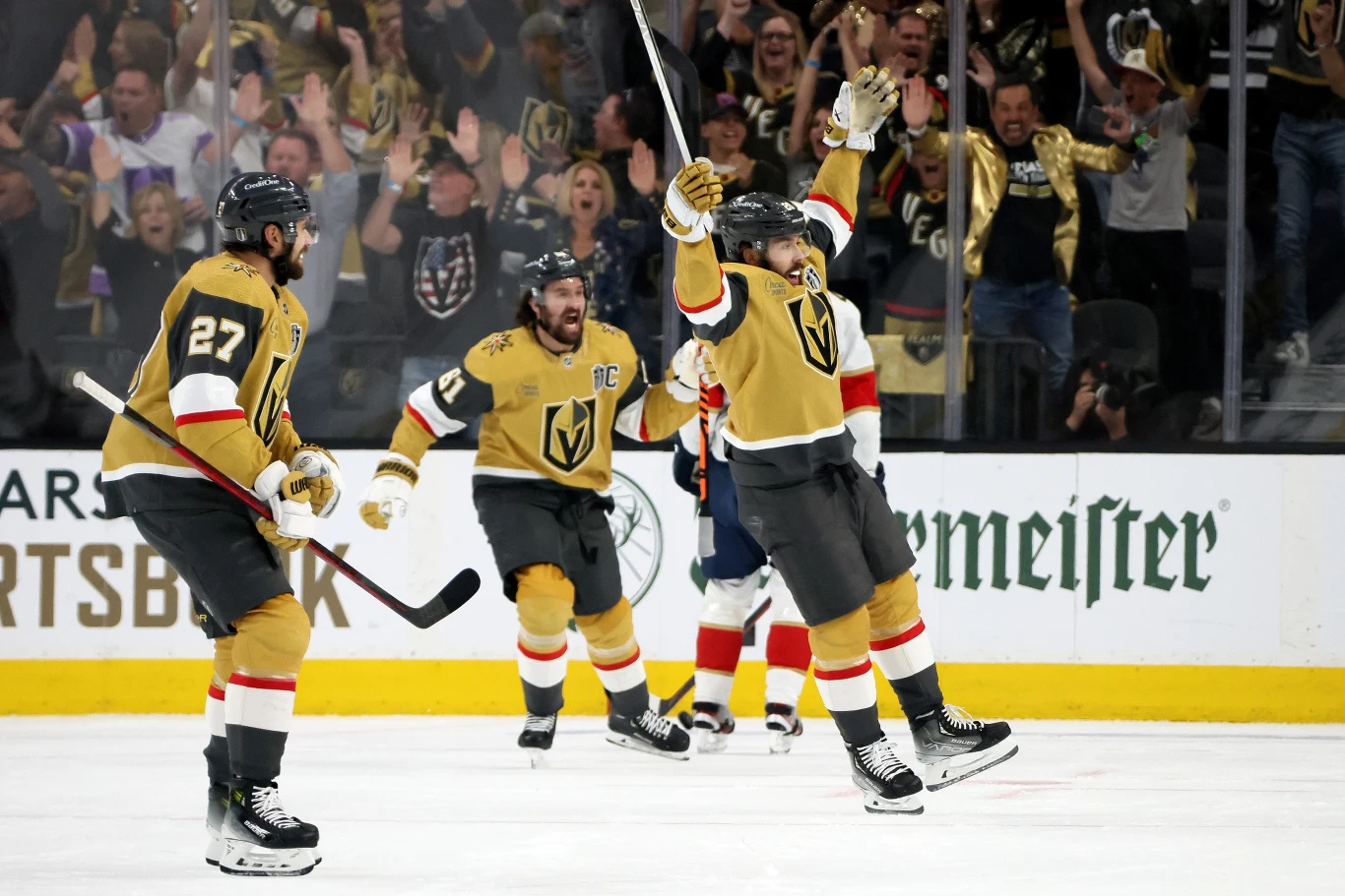 Radość hokeistów Vegas Golden Knights