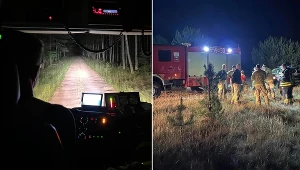 Poszukiwania obiektu prowadzono na obszarze dawnego poligonu wojskowego