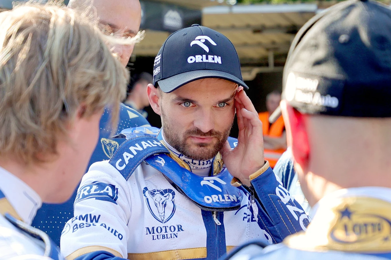 Bartosz Zmarzlik w boksie Motoru Lublin. Bartosz Zmarzlik w boksie Motoru Lublin.