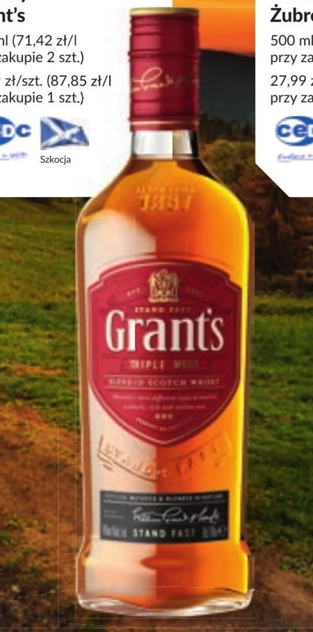 Grant's Triple Wood Blended Scotch Whisky 700 ml