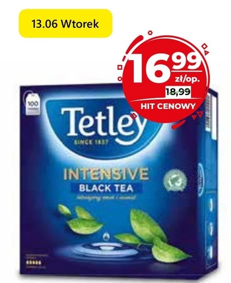 Tetley Intensive Herbata czarna 200 g (100 x 2 g)