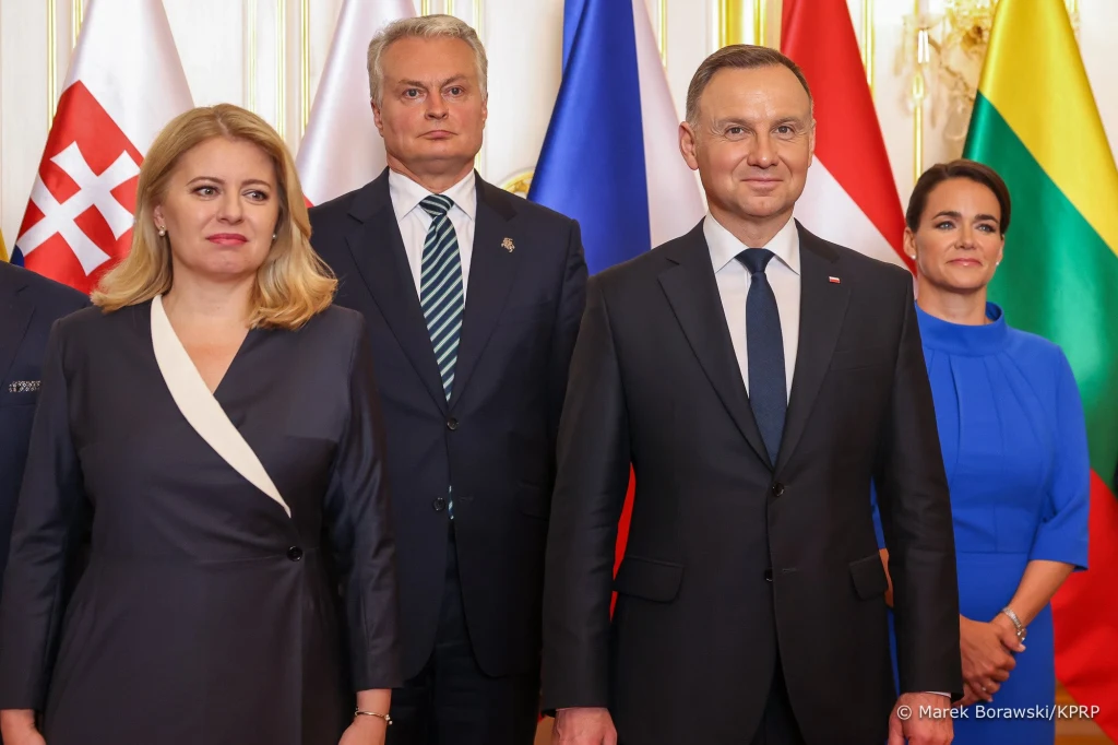Prezydent Andrzej Duda z innymi przywódcami państw Bukaresztańskiej Dziewiątki