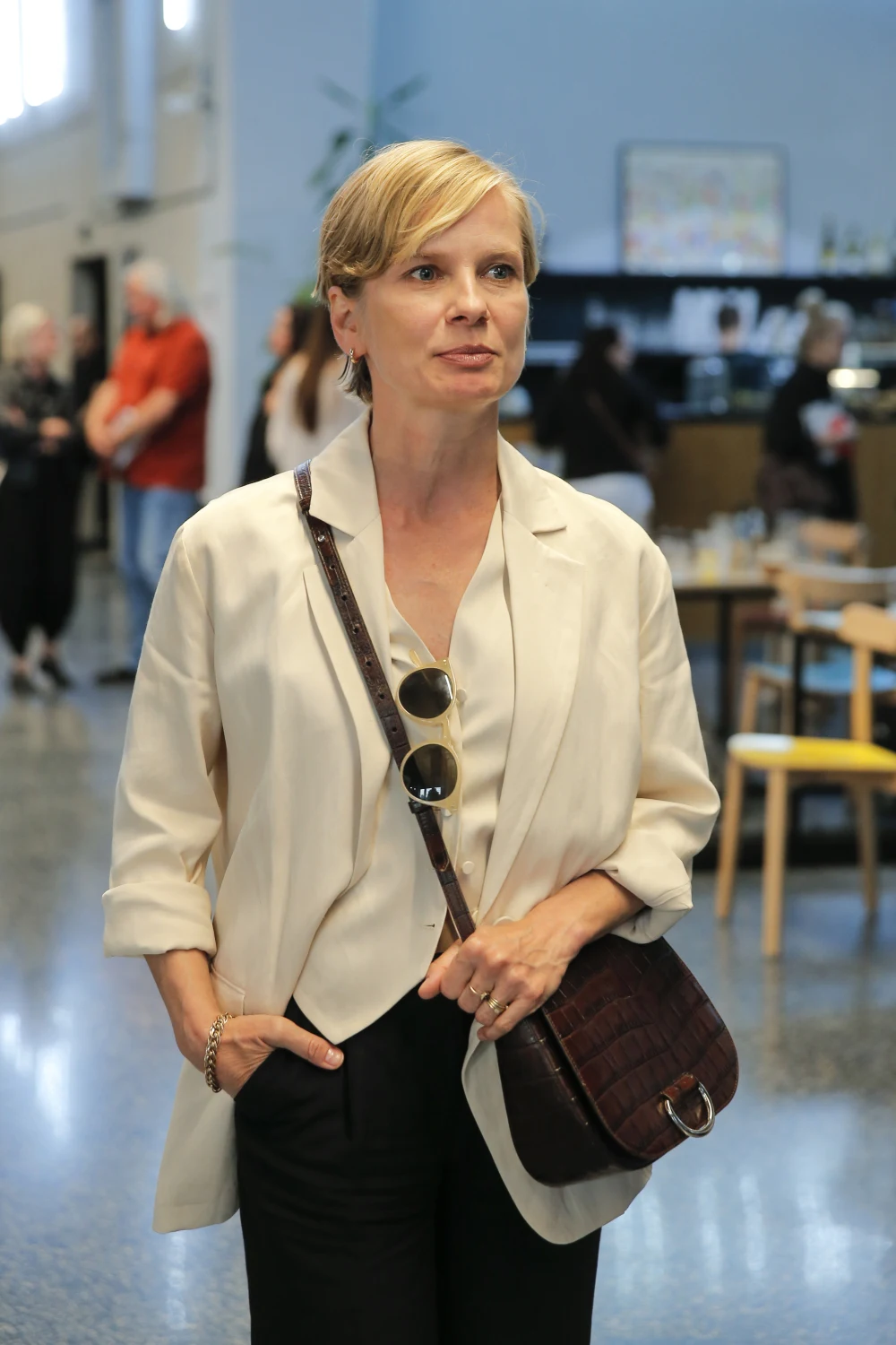 Magdalena Cielecka podczas premiery książki "Kora. Się żyje"