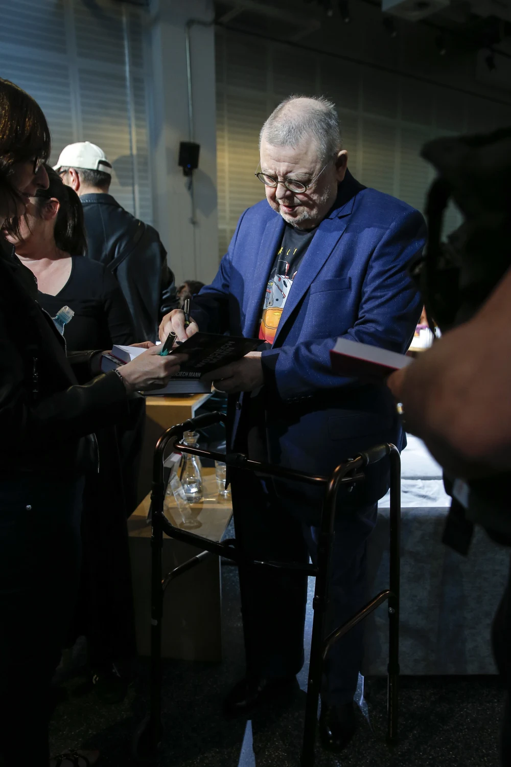 Wojciech Mann na spotkaniu z czytelnikami