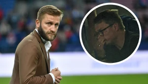 Na zdjęciu Jakub Błaszczykowski oraz prezes Wisły Kraków Jarosław Królewski