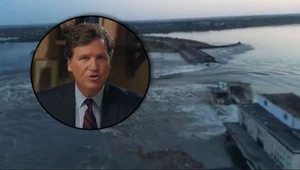 Amerykański prezenter Tucker Carlson zabrał głos ws. zniszczenia zapory na Dnieprze w Nowej Kachowce