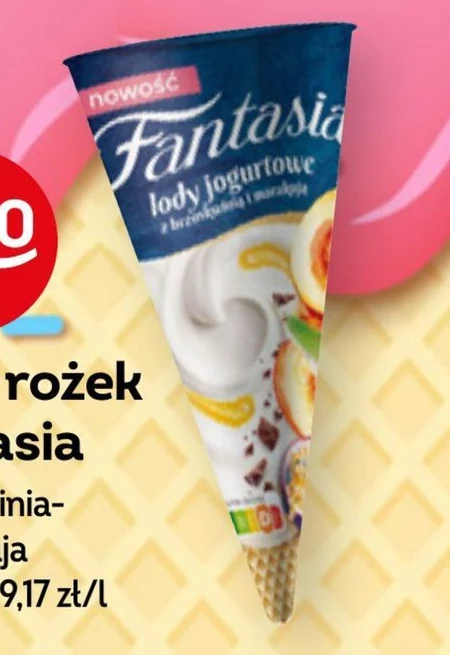 Fantasia Lody jogurtowe z sosem brzoskwinia-marakuja 120 ml