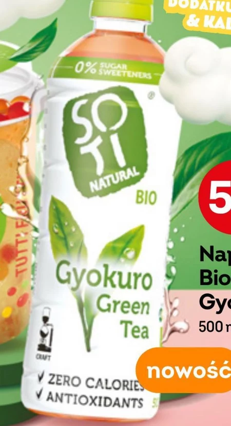 Soti Natural Bio Zaparzona zielona herbata 500 ml