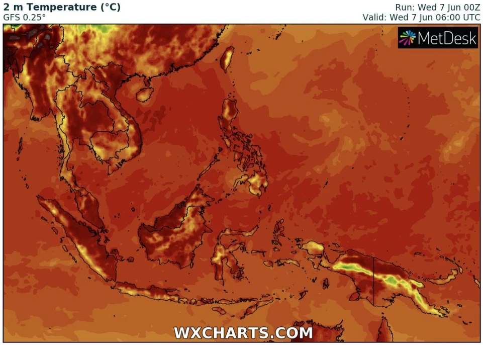 Azja Południowo-Wschodnia walczy z potężnymi falami upałów Azja Południowo-Wschodnia walczy z potężnymi falami upałów