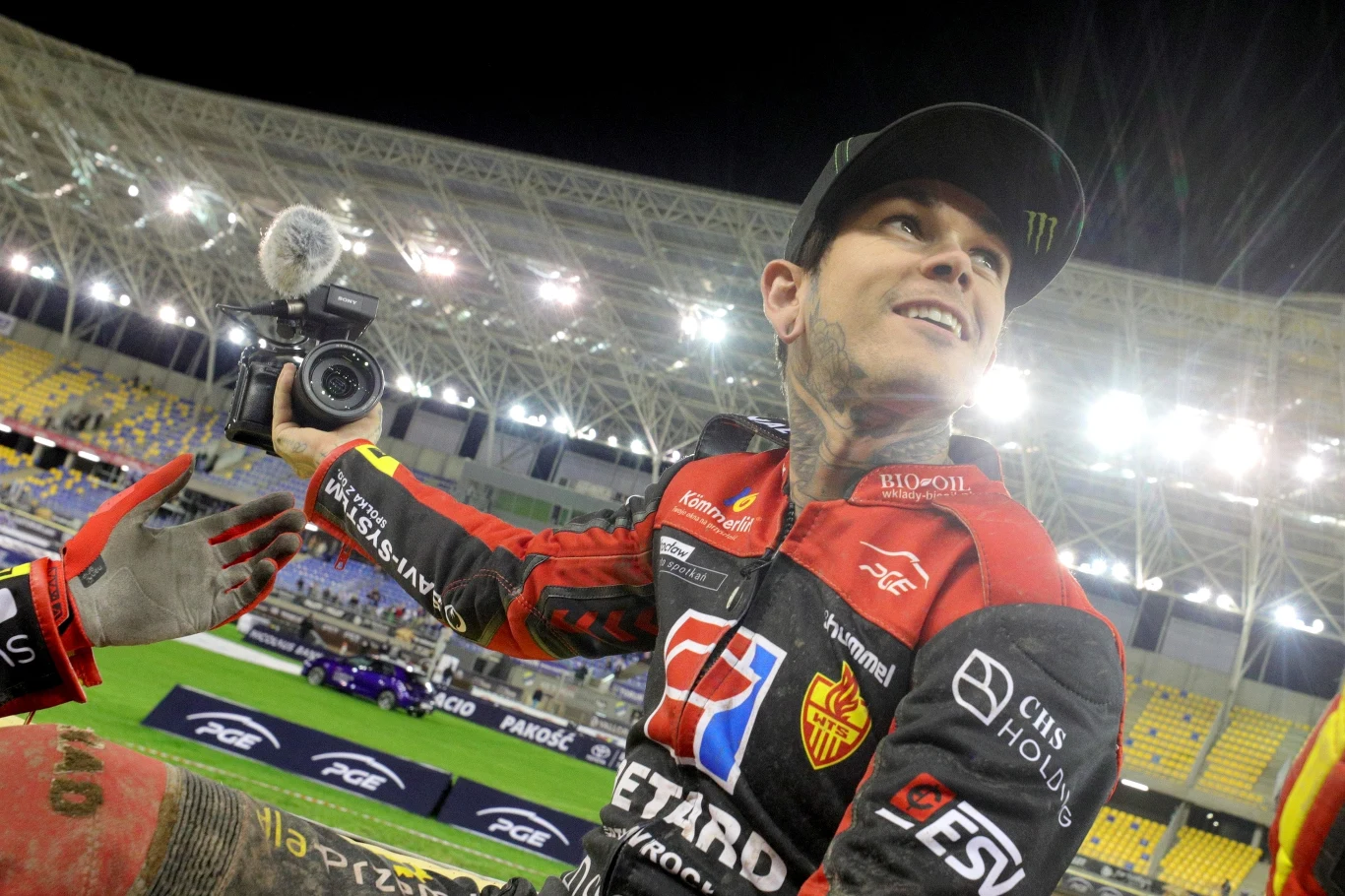 Tai Woffinden na Motoarenie. Tai Woffinden na Motoarenie.