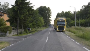 Miejsce potrącenia sześciolatka na rowerze