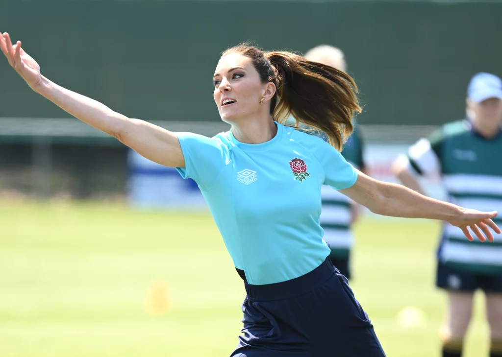 Księżna Kate chętnie zagrała w rugby 