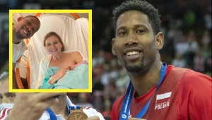 Wilfredo Leon doczekał się trzeciego dziecka. Na zdjęciu (w ramce) pozował z żoną Małgorzatą, szczęśliwą mamą