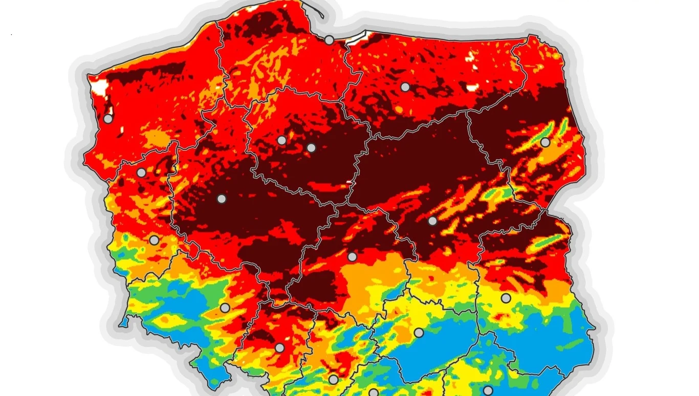 Pogoda w Polsce. Susza i ostrzeżenia w kraju Pogoda w Polsce. Susza i ostrzeżenia w kraju