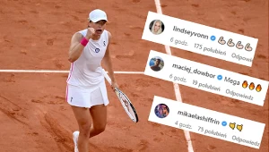 Iga Światek zbiera mnóswo komentarzy po wygranej //instagam @iga.swiatek