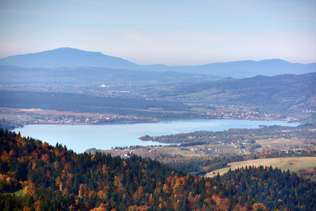 Panorama na Jezioro Czorsztyńskie
