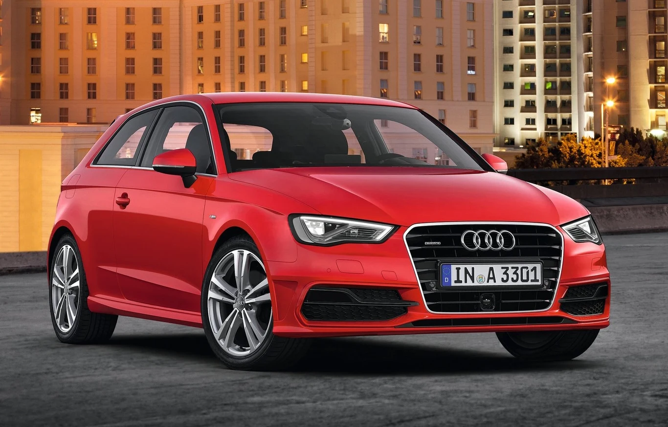 Audi A3, 260 zarejestrowanych, średni wiek 7,95 roku 