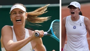 Maria Szarapowa i Iga Świątek