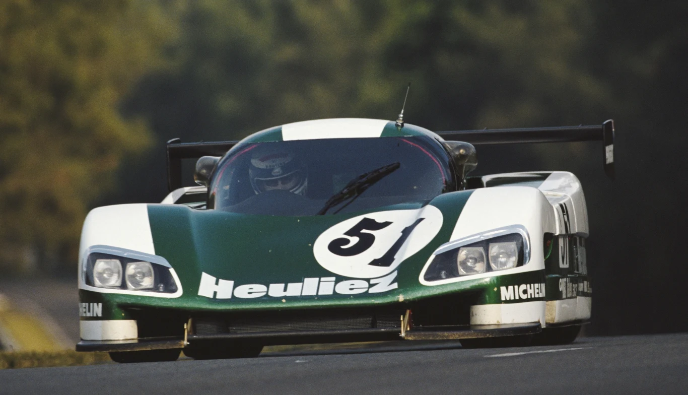 Roger Dorchy w Peugeocie P88 Roger Dorchy w Peugeocie P88